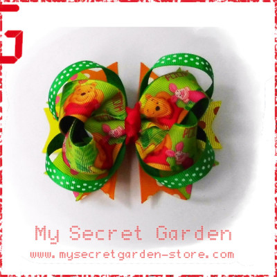 Winnie the Pooh Grosgrain Ribbon Girls 4" Boutique Bow Hair Bows ( Hair Clip or Hair Band )  Winnie the Pooh Grosgrain Ribbon Girls 4" Boutique Bow Hair Bows ( Hair Clip or Hair Band )